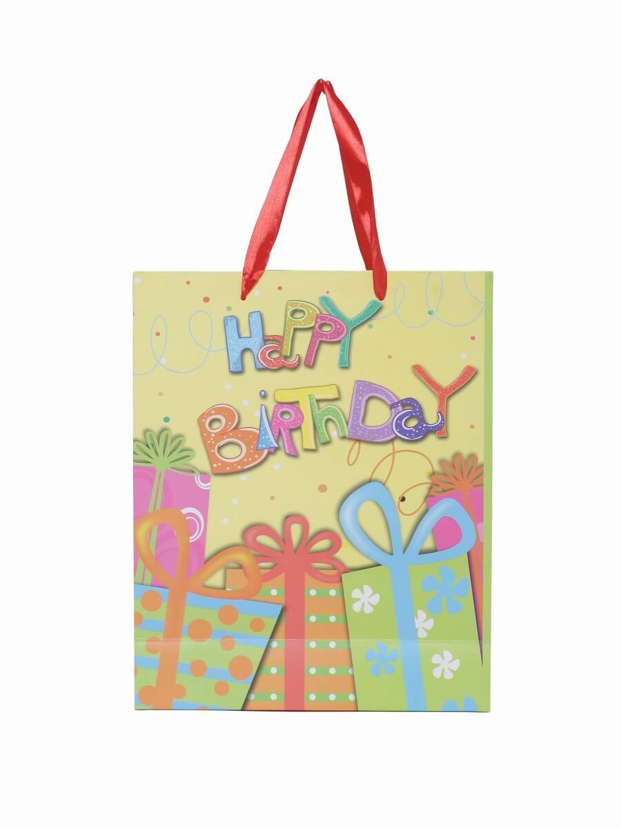 PartyMane Birthday Happy Birthday Print theme Design Printed Paper Carry  Bags | Gift Bags for Return gifts, Birthday and presents (Small bag Size  8Hx6L inch) (pack of 6) : Amazon.in: Home & Kitchen